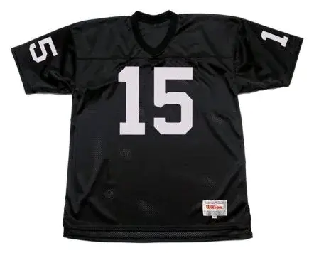 TOM FLORES Oakland Raiders 1966 Throwback Home Football Jersey