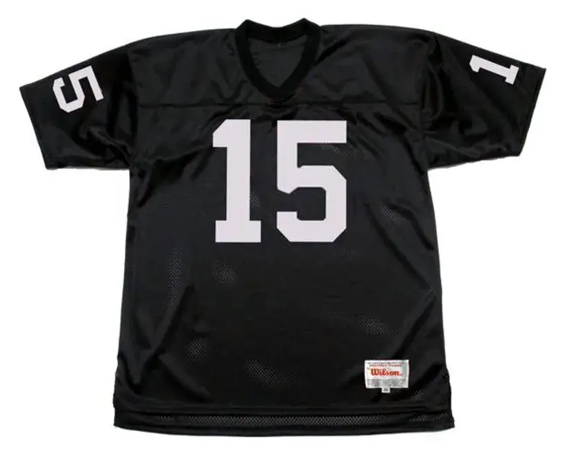 TOM FLORES Oakland Raiders 1966 Throwback Home Football Jersey