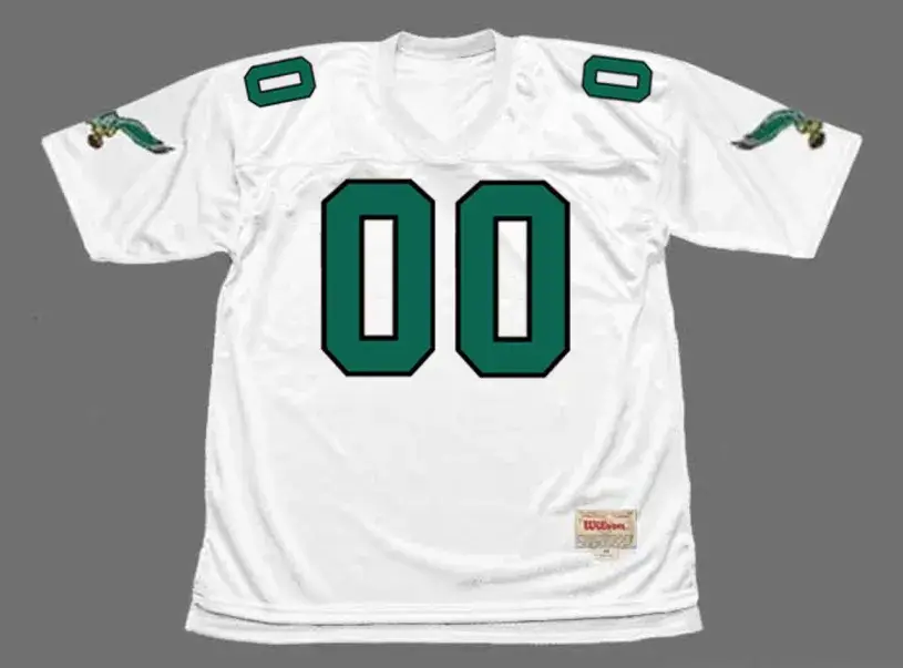 PHILADELPHIA EAGLES 1990’s Away Throwback NFL Jersey Customized “Any Name & Number(s)”