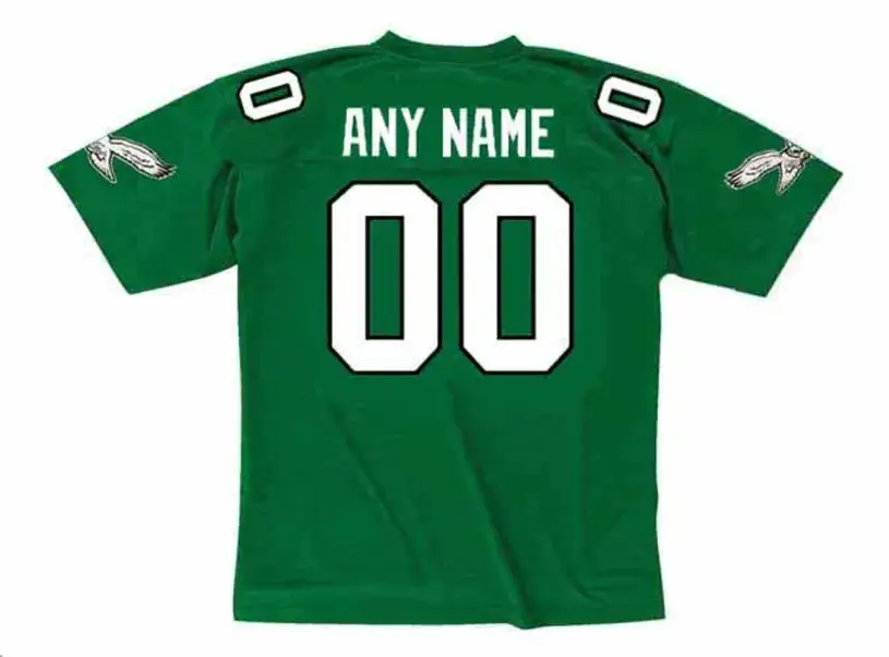 PHILADELPHIA EAGLES 1990’s Home Throwback NFL Jersey Customized “Any Name & Number(s)” 