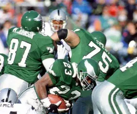 PHILADELPHIA EAGLES 1990’s Home Throwback NFL Jersey Customized “Any Name & Number(s)” 