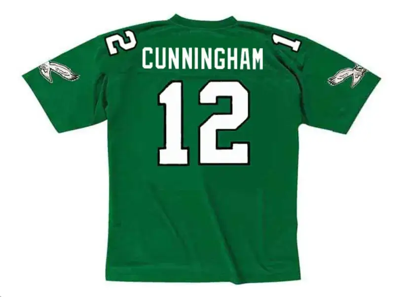 RANDALL CUNNINGHAM Philadelphia Eagles 1994 Home Throwback NFL Football Jersey 