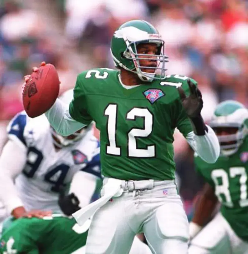 RANDALL CUNNINGHAM Philadelphia Eagles 1994 Home Throwback NFL Football Jersey 