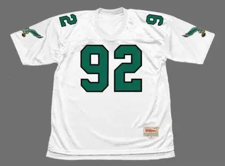 REGGIE WHITE Philadelphia Eagles 1990 Throwback NFL Football Jersey