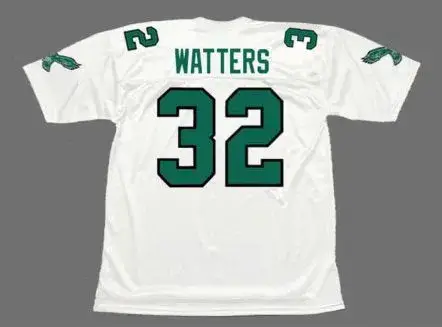 RICKY WATTERS Philadelphia Eagles 1995 Throwback NFL Football Jersey 