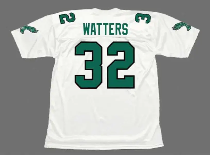RICKY WATTERS Philadelphia Eagles 1995 Throwback NFL Football Jersey 