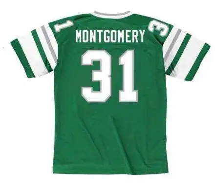 WILBERT MONTGOMERY Philadelphia Eagles 1978 Throwback NFL Football Jersey 