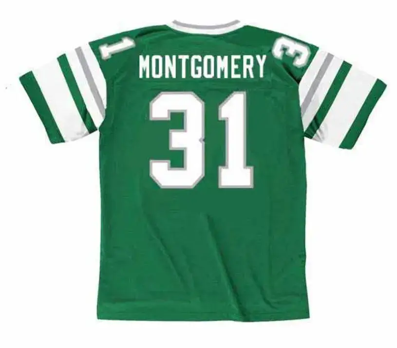 WILBERT MONTGOMERY Philadelphia Eagles 1978 Throwback NFL Football Jersey 