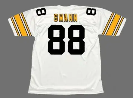 LYNN SWANN Pittsburgh Steelers 1975 Throwback Away NFL Football Jersey 