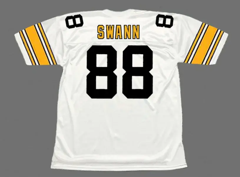LYNN SWANN Pittsburgh Steelers 1975 Throwback Away NFL Football Jersey 