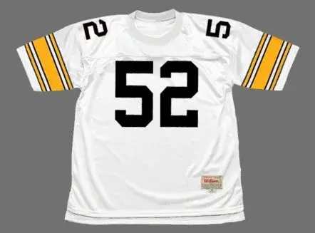 MIKE WEBSTER Pittsburgh Steelers 1975 Throwback Away NFL Football Jersey