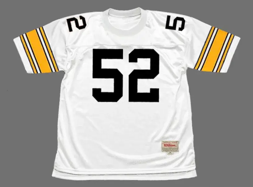 MIKE WEBSTER Pittsburgh Steelers 1975 Throwback Away NFL Football Jersey