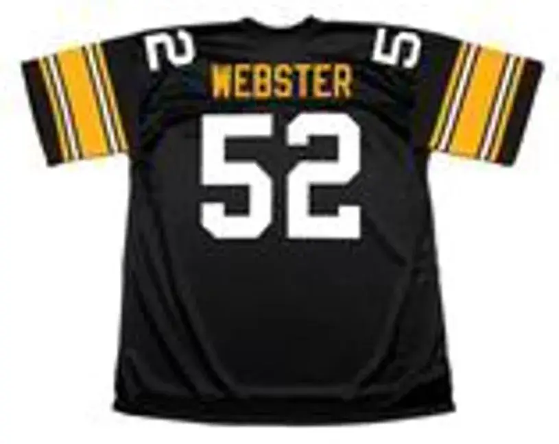 MIKE WEBSTER Pittsburgh Steelers 1979 Throwback Home NFL Football Jersey 