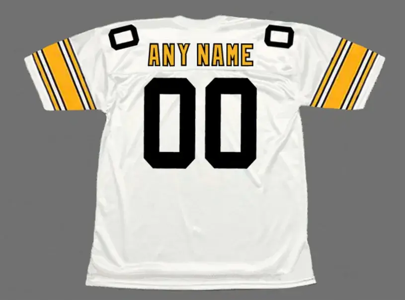 PITTSBURGH STEELERS 1970’s Throwback Away NFL Jersey Customized “Any Name & Number(s)” 