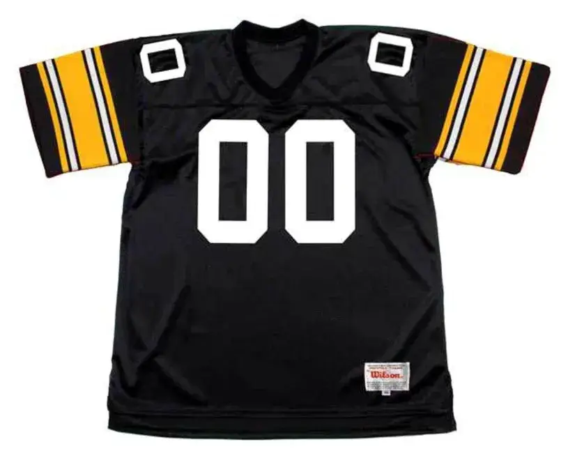 PITTSBURGH STEELERS 1970’s Throwback Home NFL Jersey Customized “Any Name & Number(s)”