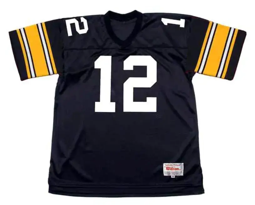 TERRY BRADSHAW Pittsburgh Steelers 1979 Throwback Home NFL Football Jersey