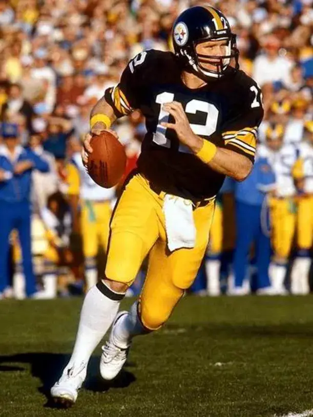 TERRY BRADSHAW Pittsburgh Steelers 1979 Throwback Home NFL Football Jersey 