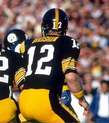 TERRY BRADSHAW Pittsburgh Steelers 1979 Throwback Home NFL Football Jersey 