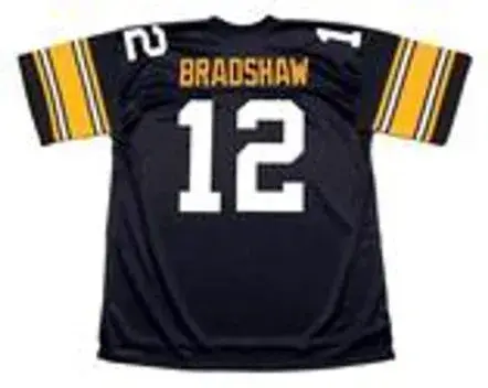 TERRY BRADSHAW Pittsburgh Steelers 1979 Throwback Home NFL Football Jersey 