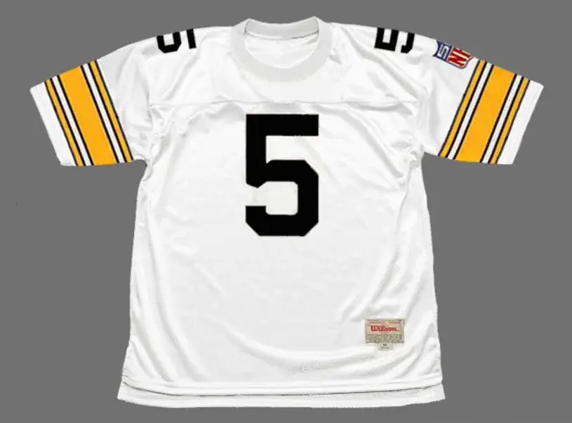 TERRY HANRATTY Pittsburgh Steelers 1969 Throwback NFL Football Jersey