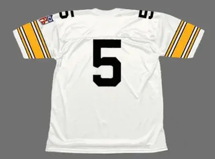 TERRY HANRATTY Pittsburgh Steelers 1969 Throwback NFL Football Jersey 