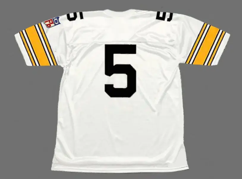 TERRY HANRATTY Pittsburgh Steelers 1969 Throwback NFL Football Jersey 