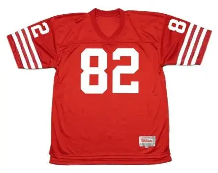 JOHN TAYLOR San Francisco 49ers 1988 Throwback Home NFL Football Jersey