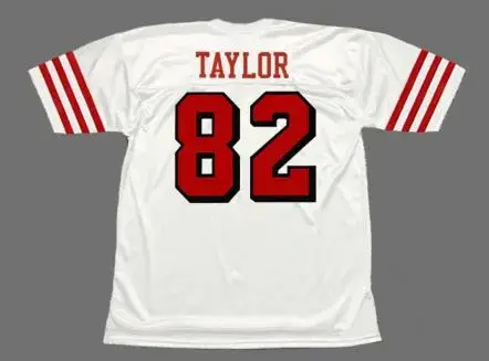 JOHN TAYLOR San Francisco 49ers 1994 Throwback Away NFL Football Jersey 