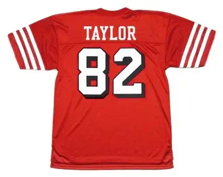 JOHN TAYLOR San Francisco 49ers 1994 Throwback Home NFL Football Jersey 