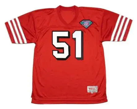 KEN NORTON San Francisco 49ers 1994 Throwback Home NFL Football Jersey