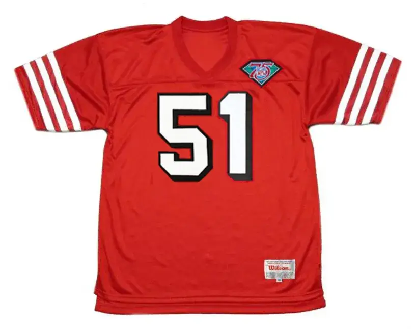 KEN NORTON San Francisco 49ers 1994 Throwback Home NFL Football Jersey