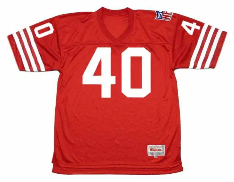 KEN WILLARD San Francisco 49ers 1969 Throwback NFL Football Jersey
