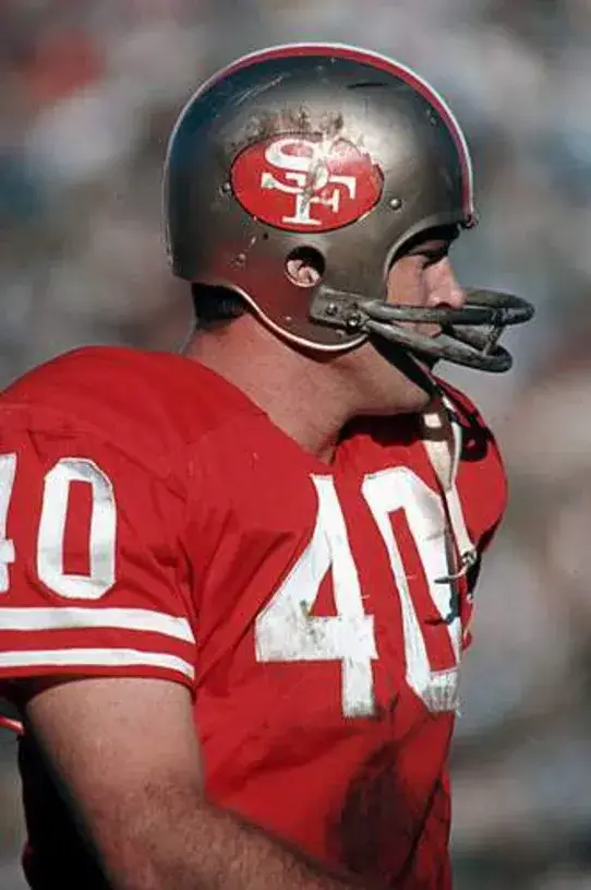 KEN WILLARD San Francisco 49ers 1969 Throwback NFL Football Jersey 