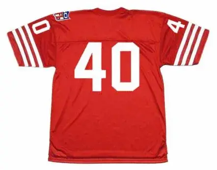 KEN WILLARD San Francisco 49ers 1969 Throwback NFL Football Jersey 