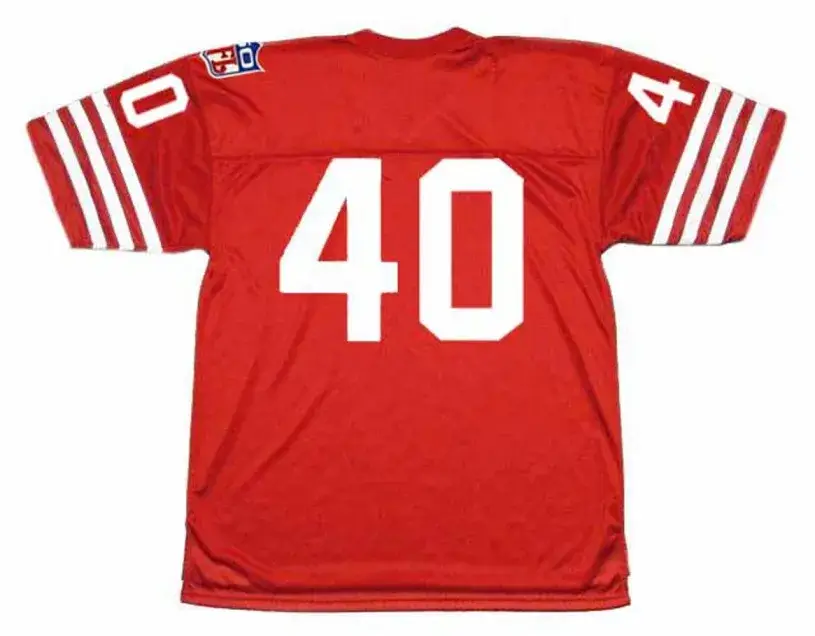 KEN WILLARD San Francisco 49ers 1969 Throwback NFL Football Jersey 