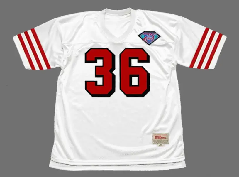 MERTON HANKS San Francisco 49ers 1994 Throwback Away NFL Football Jersey