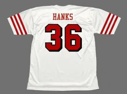 MERTON HANKS San Francisco 49ers 1994 Throwback Away NFL Football Jersey 