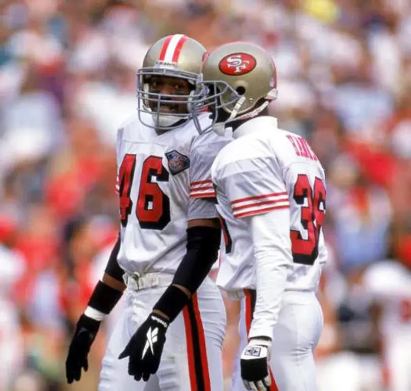 MERTON HANKS San Francisco 49ers 1994 Throwback Away NFL Football Jersey 
