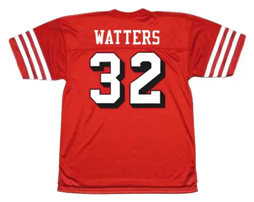 RICKY WATTERS San Francisco 49ers 1994 Throwback Home NFL Football Jersey 