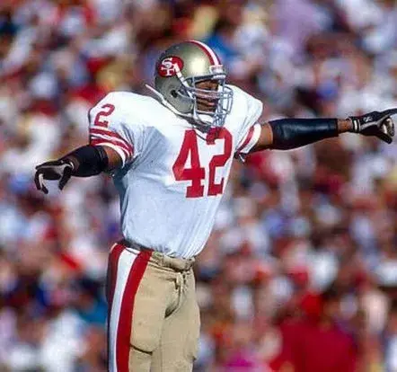 RONNIE LOTT San Francisco 49ers 1988 Throwback Away NFL Football Jersey 