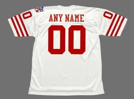 SAN FRANCISCO 49ers 1969 Throwback Away NFL Jersey Customized “Any Name & Number(s)” 