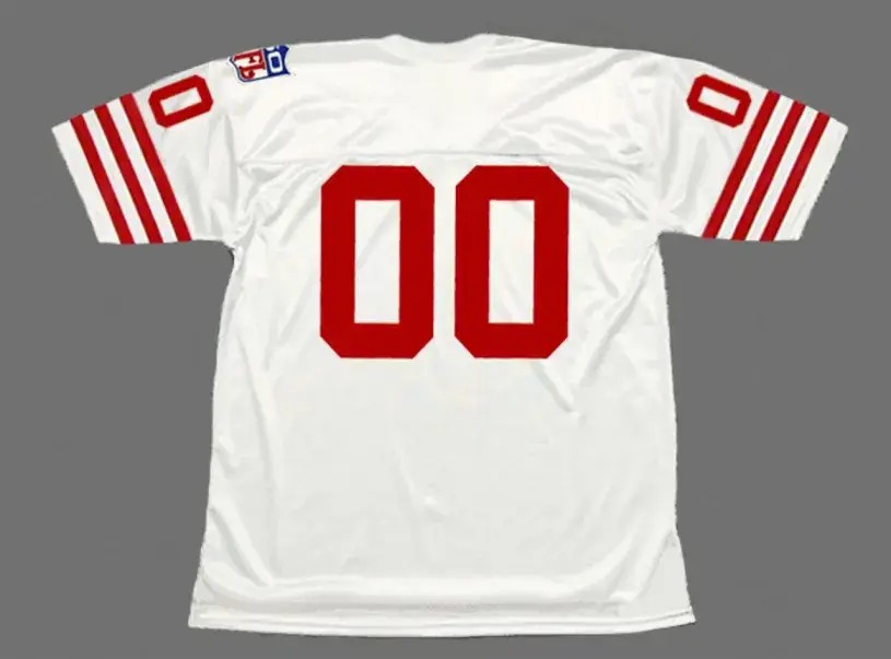 SAN FRANCISCO 49ers 1969 Throwback Away NFL Jersey Customized “Any Name & Number(s)” 
