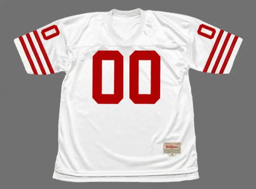 SAN FRANCISCO 49ers 1980’s Throwback Away NFL Jersey Customized “Any Name & Number(s)”