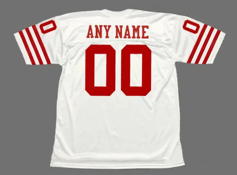 SAN FRANCISCO 49ers 1980’s Throwback Away NFL Jersey Customized “Any Name & Number(s)” 