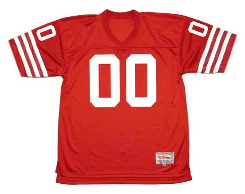 SAN FRANCISCO 49ers 1980’s Throwback Home NFL Jersey Customized “Any Name & Number(s)”