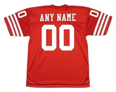 SAN FRANCISCO 49ers 1980’s Throwback Home NFL Jersey Customized “Any Name & Number(s)” 