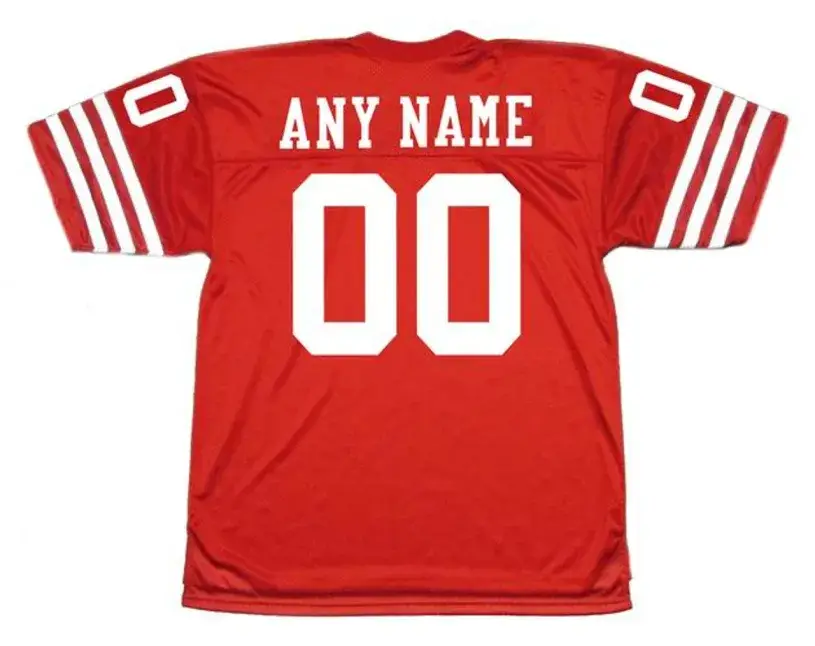 SAN FRANCISCO 49ers 1980’s Throwback Home NFL Jersey Customized “Any Name & Number(s)” 