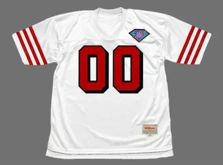 SAN FRANCISCO 49ers 1994 Throwback Away NFL Jersey Customized “Any Name & Number(s)”