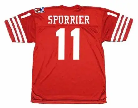 STEVE SPURRIER San Francisco 49ers 1969 Throwback NFL Football Jersey 