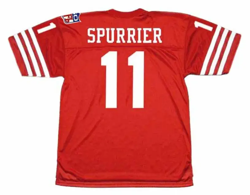 STEVE SPURRIER San Francisco 49ers 1969 Throwback NFL Football Jersey 